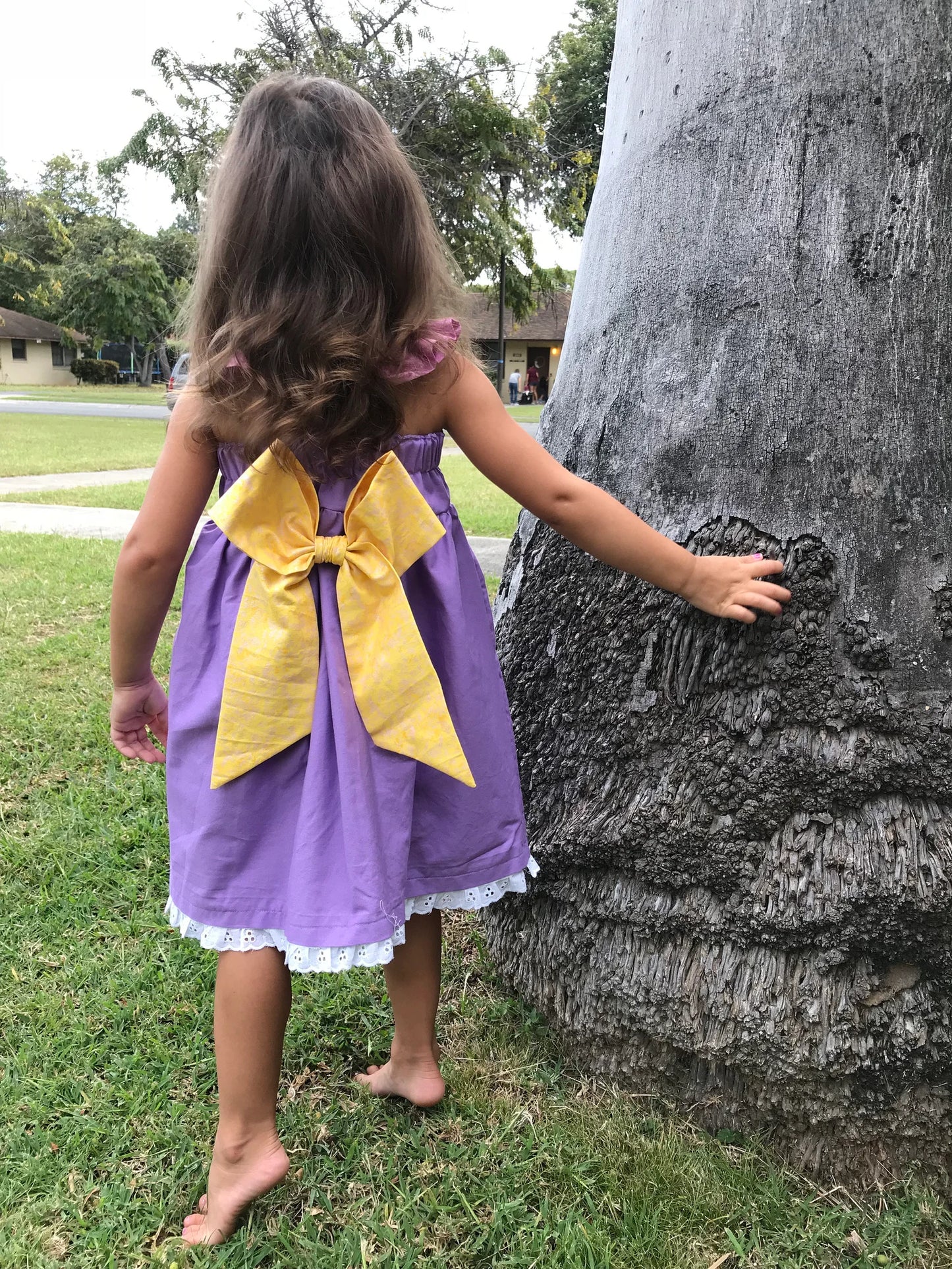Girl's Long Hair Princess Dress image 2
