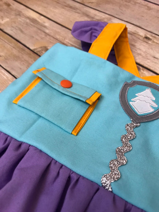 Purple Mountain Girl's Rescue Dog Dress image 1