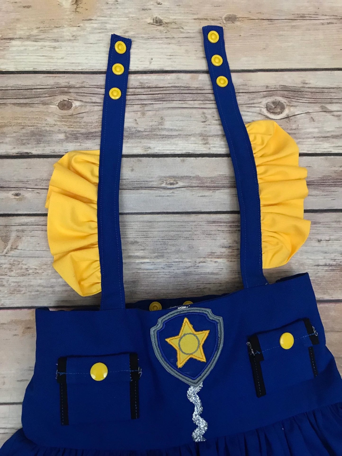 Girl's Police Rescue Dog Dress image 3