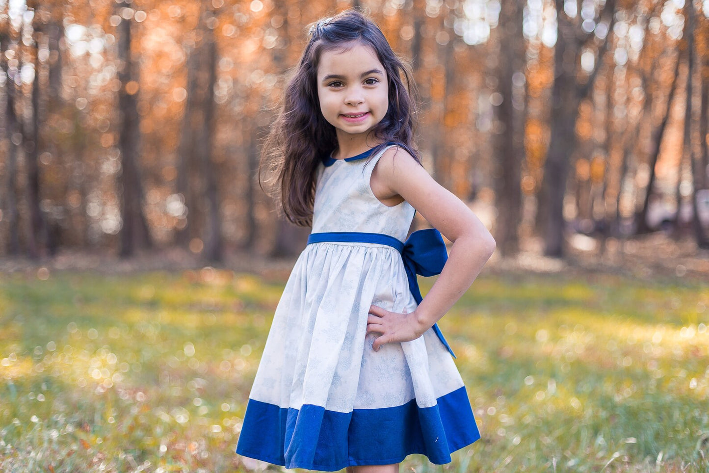 Girl's Christmas Snowflake Dress image 0