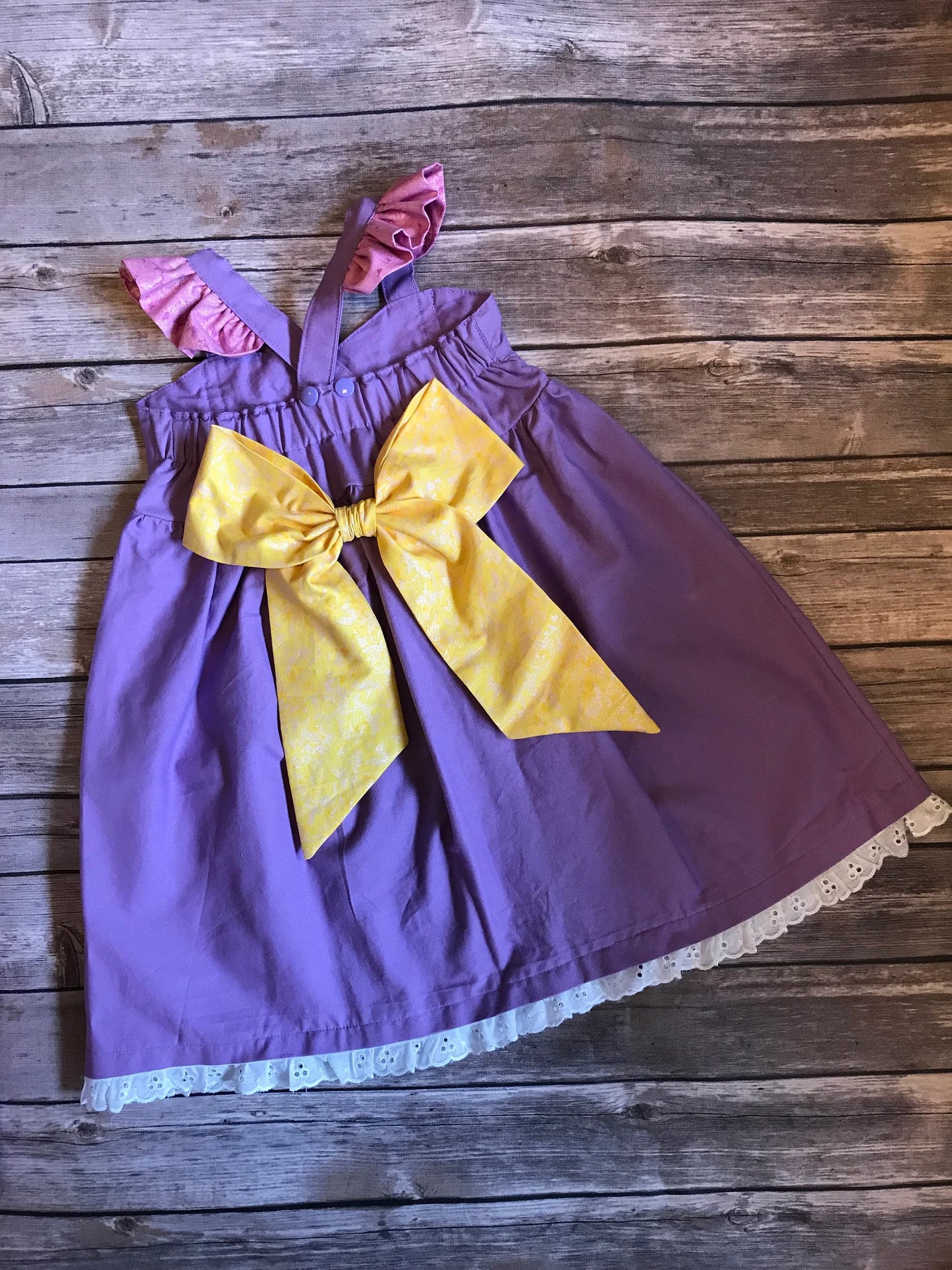 Girl's Long Hair Princess Dress image 6