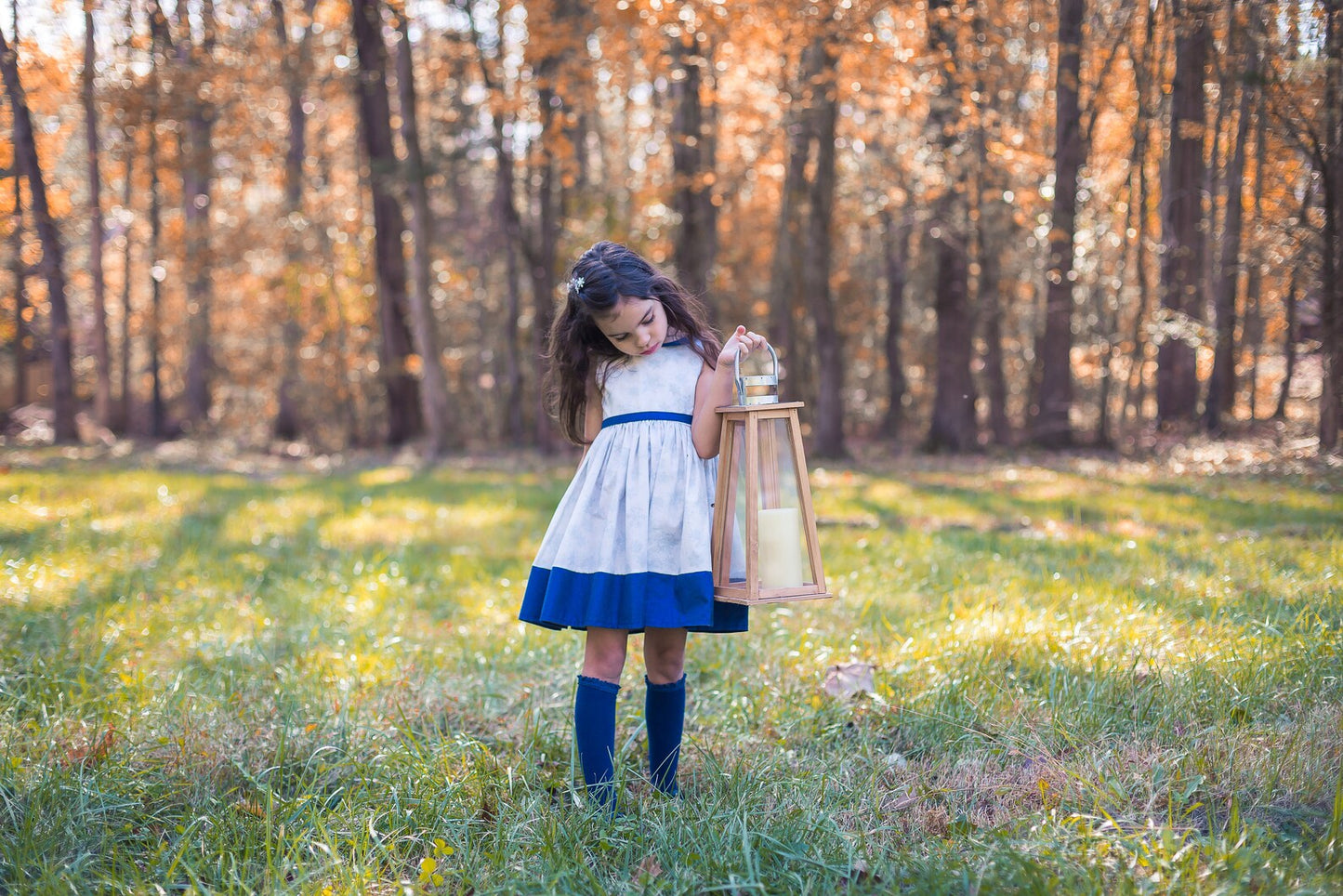 Girl's Christmas Snowflake Dress image 5