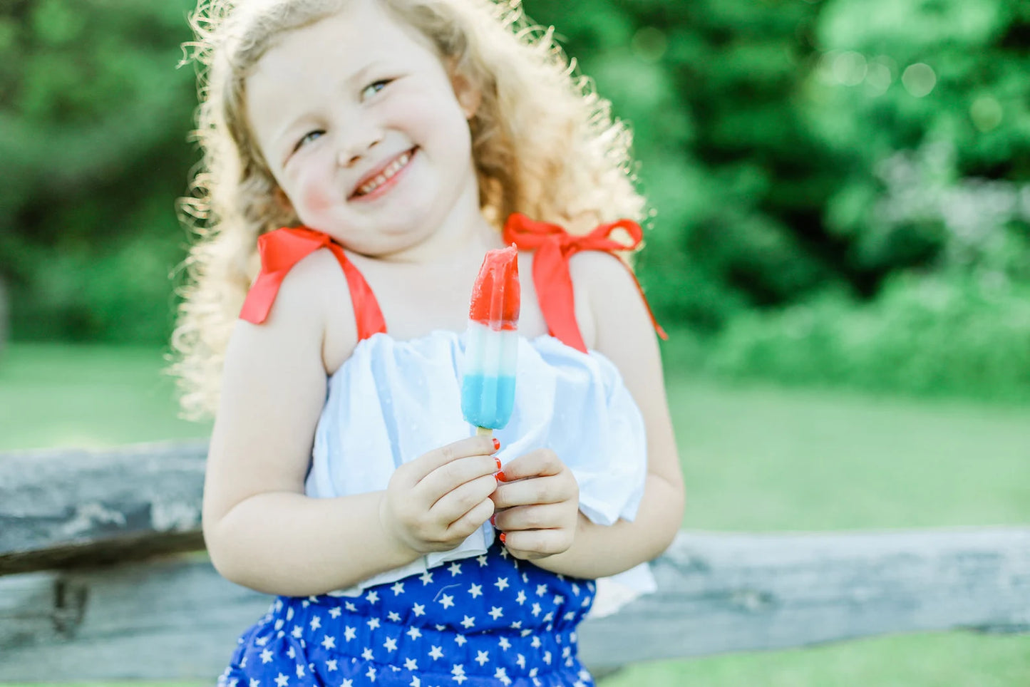 Girl's Fourth of July Romper image 2