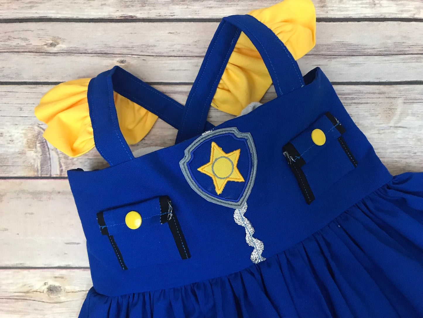 Girl's Police Rescue Dog Dress image 2
