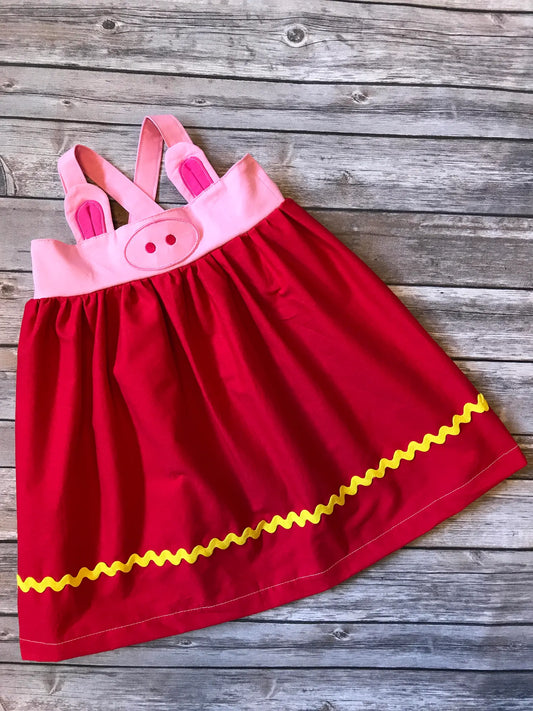 Peppa Pig Inspired Dress image 0
