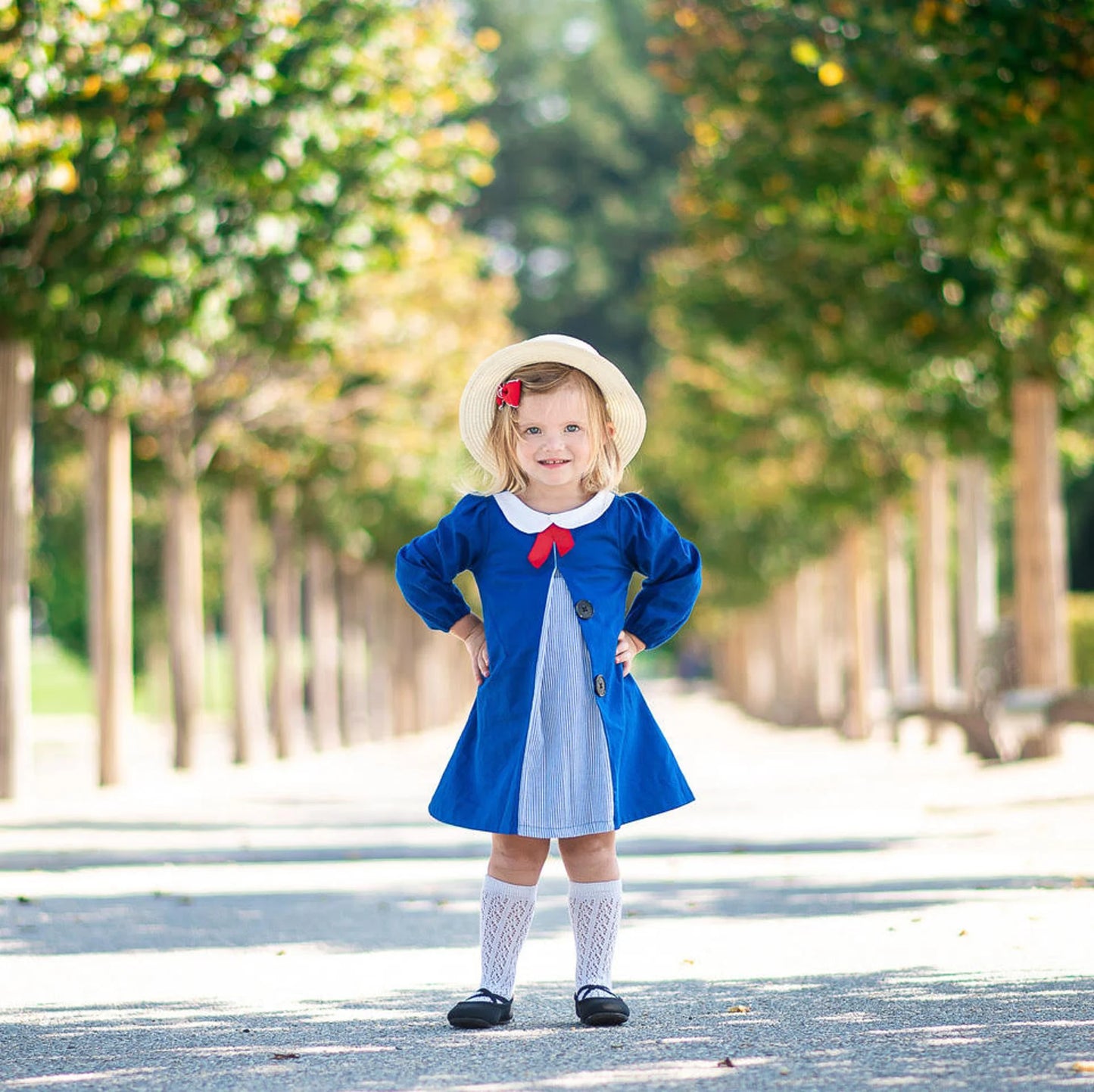 Girl's French School Girl Dress image 4