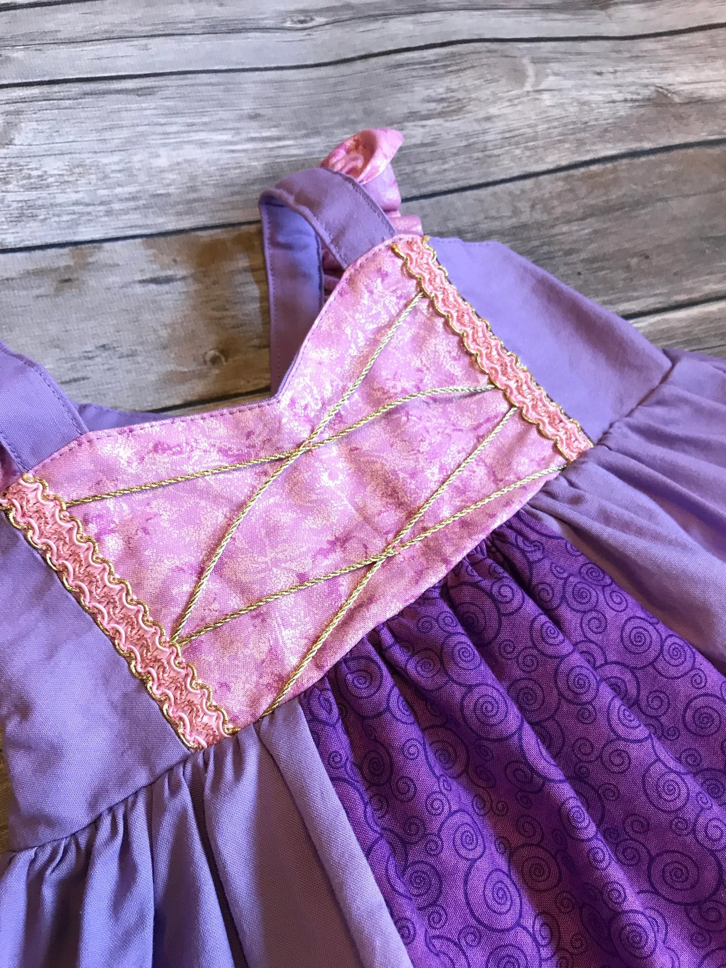 Girl's Long Hair Princess Dress image 0