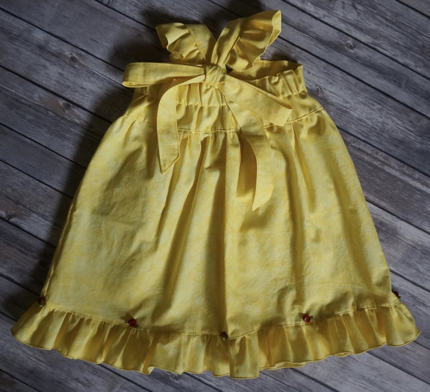 Girl's Yellow Princess Ballgown Dress image 2