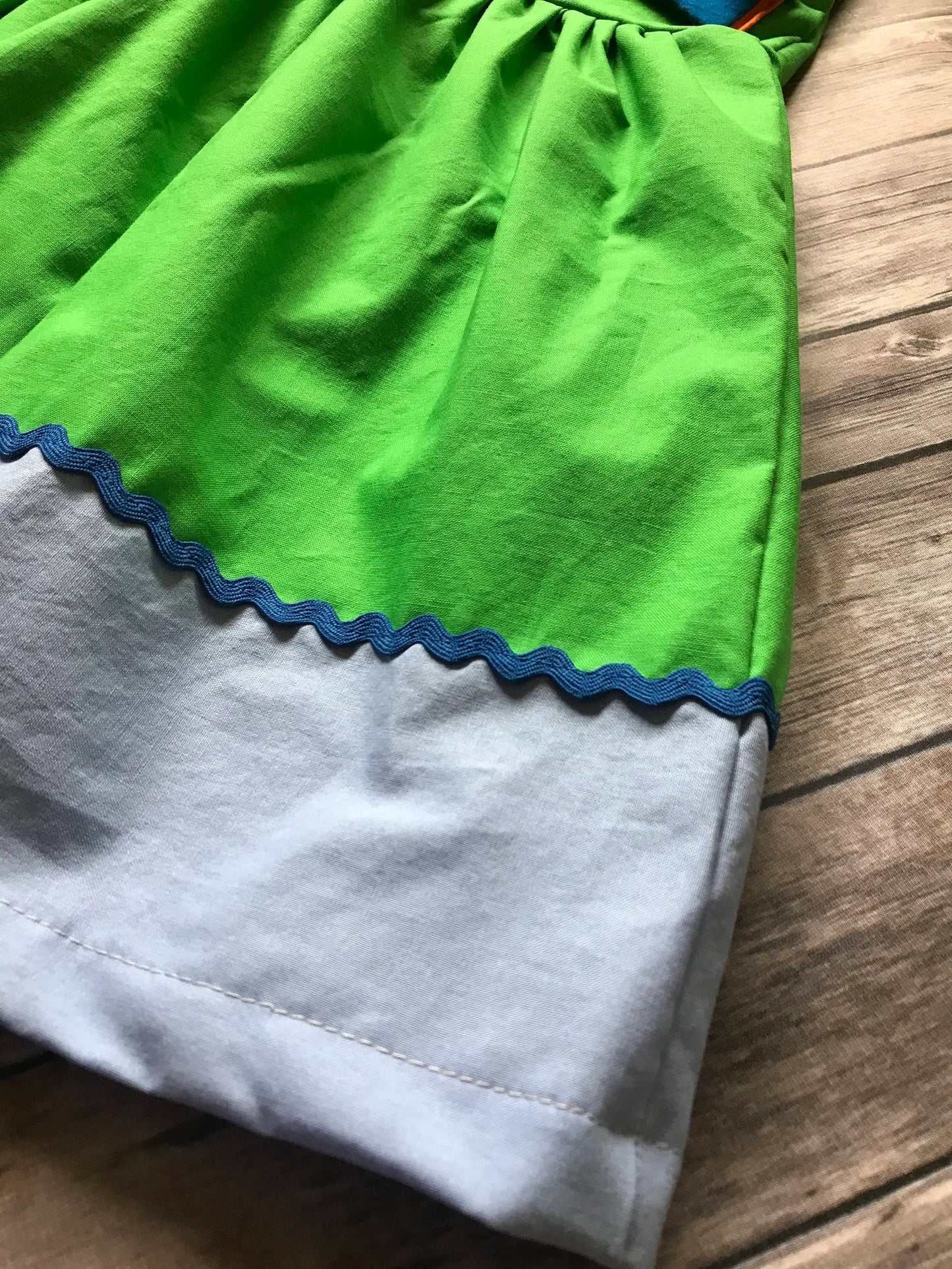 Girl's Green Rescue Dog Dress image 3