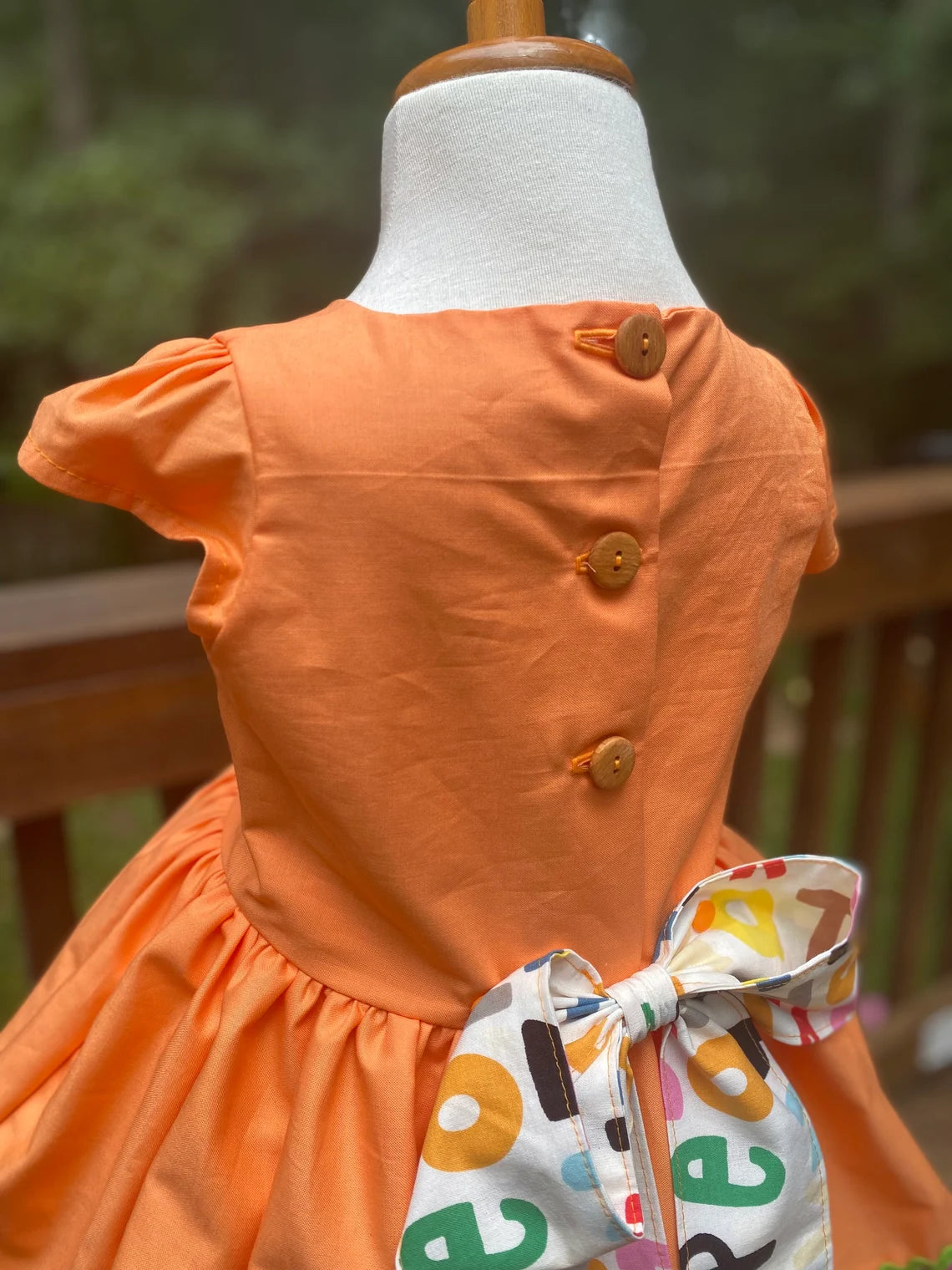 Girl's Chicka Chicka Boom Inspired Dress- Children's Handmade Custom Dresses image 4