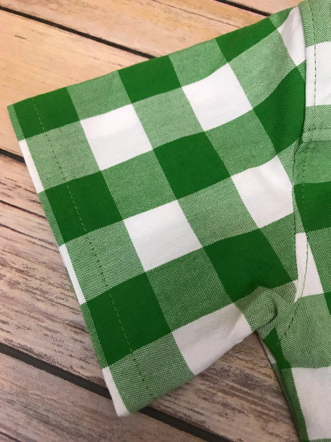 Boy's Gingham Button Down Shirt image 2