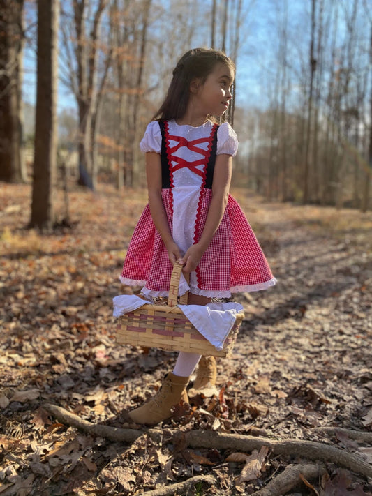 Girl's Red Riding Hood Dress image 1