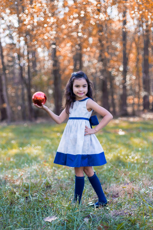 Girl's Christmas Snowflake Dress image 1