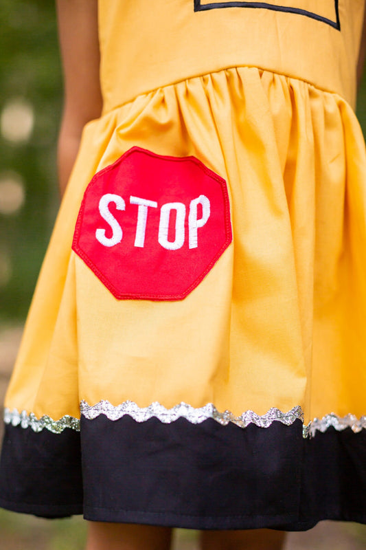 Girl's School Bus Dress image 1