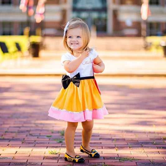 Girl's Pencil Dress- Children's Handmade Custom Dresses image 0