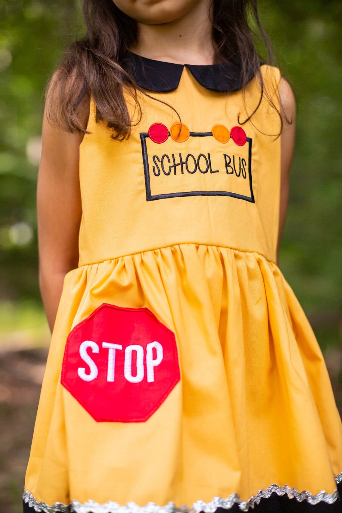 Girl's School Bus Dress image 2