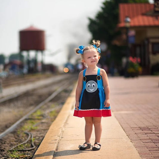Girl's Train Inspired Dress image 1