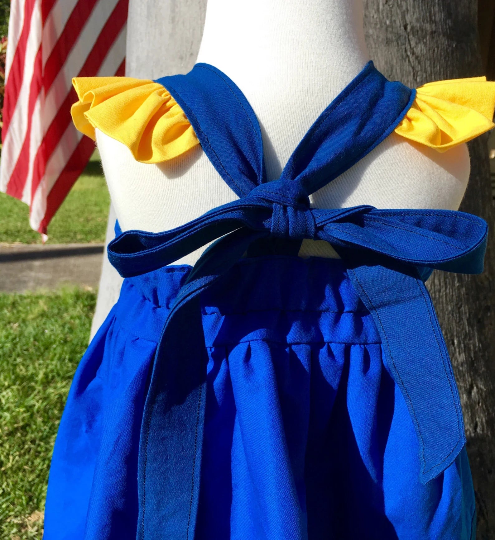 Girl's Blue Tang Fish Dress image 4