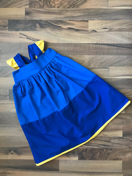 Girl's Blue Tang Fish Dress image 0