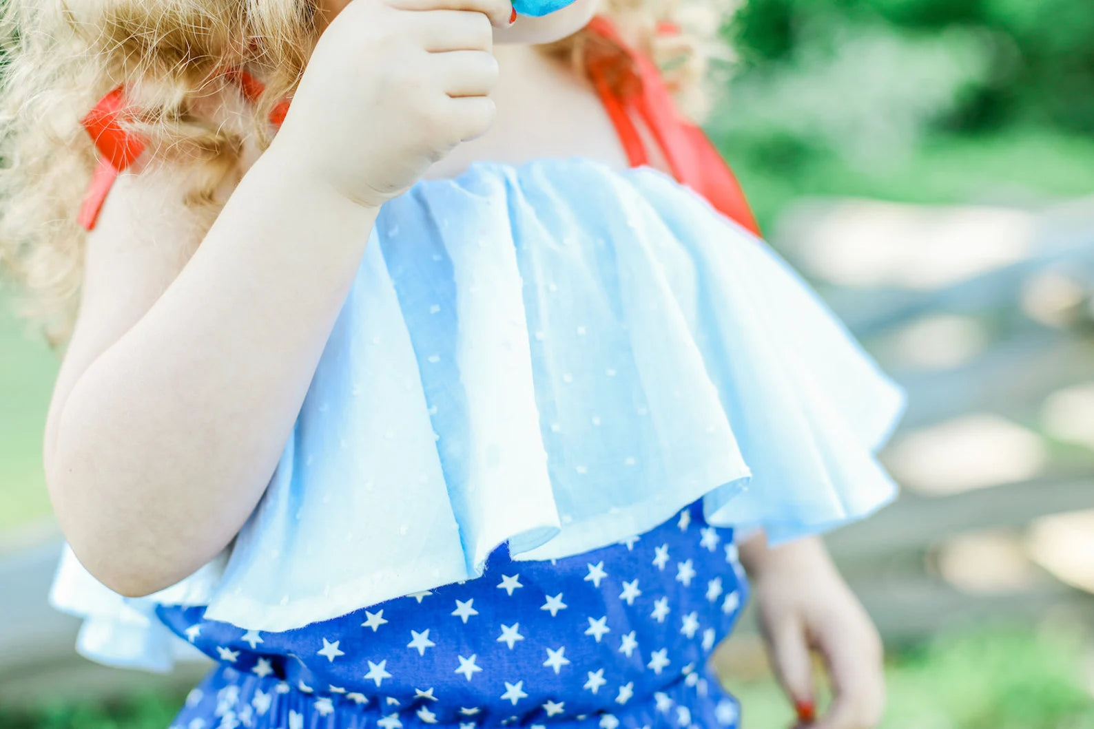 Girl's Fourth of July Romper image 5