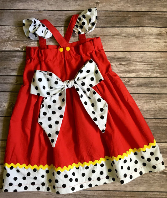 Girl's Fireman Rescue Dog Dress image 1