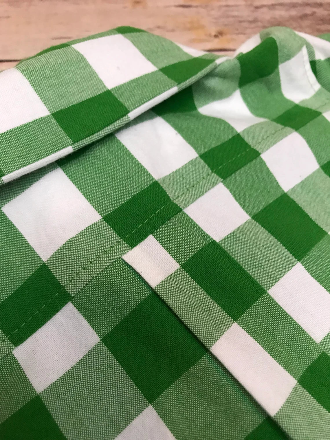 Boy's Gingham Button Down Shirt image 3