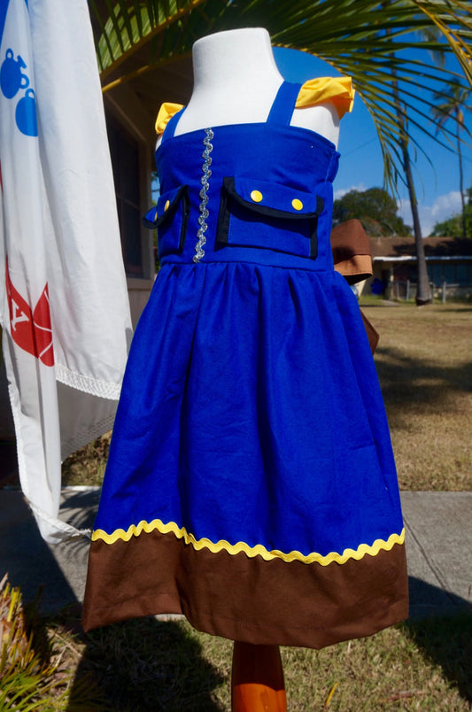 Girl's Police Rescue Dog Dress image 1