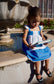 Girl's Blue Princess Dress image 2