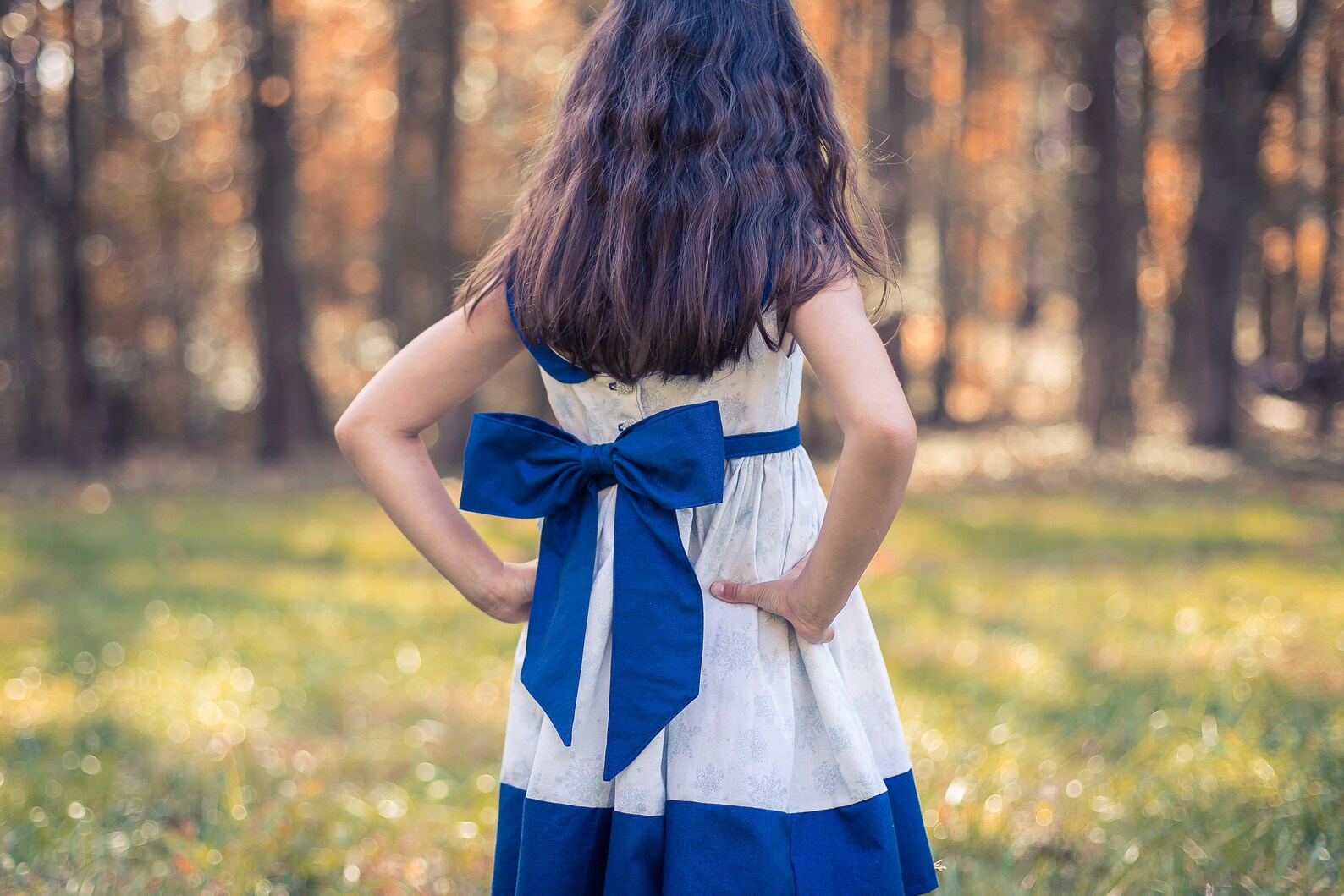Girl's Christmas Snowflake Dress image 2