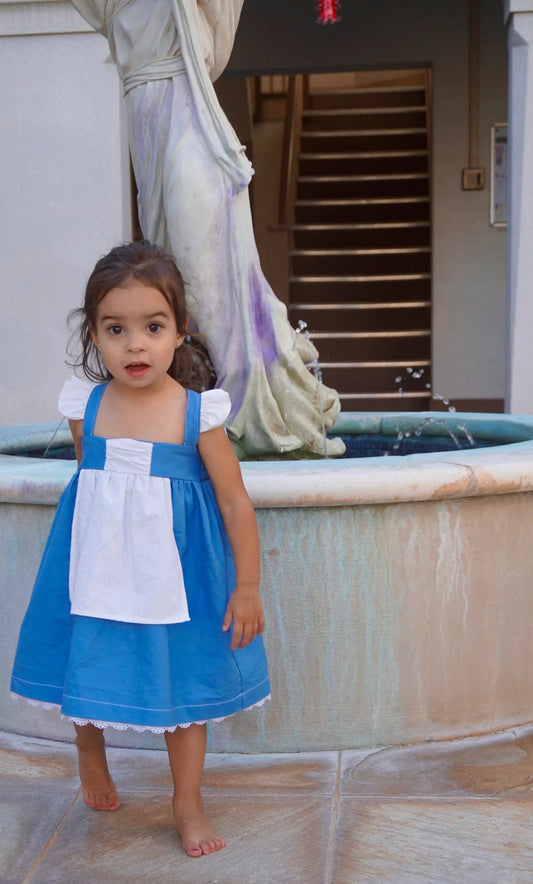 Girl's Blue Princess Dress image 0