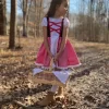 Girl's Red Riding Hood Dress - Image 2