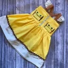 Girl's Yellow Rescue Dog Dress